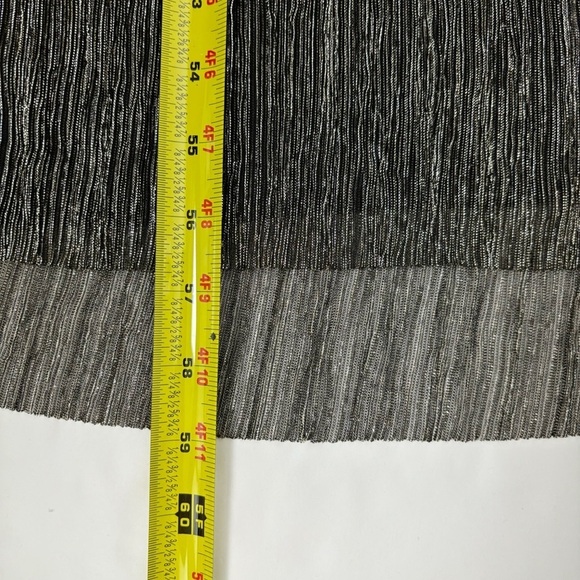 ZARA Limited Edition Maxi Dress With Metallic Silver Thread Size M - Picture 12 of 12